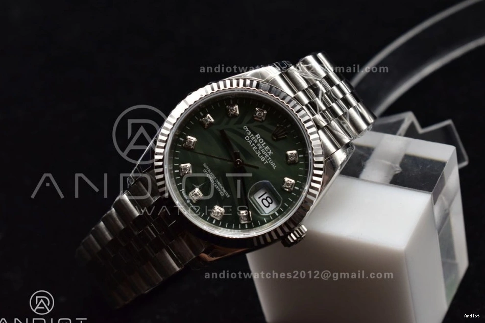 Diamond Jubilee 36 DateJust Bracelet VS3235 Best SS 126234 904L Green 1:1 Steel Edition VSF Dial On 0524